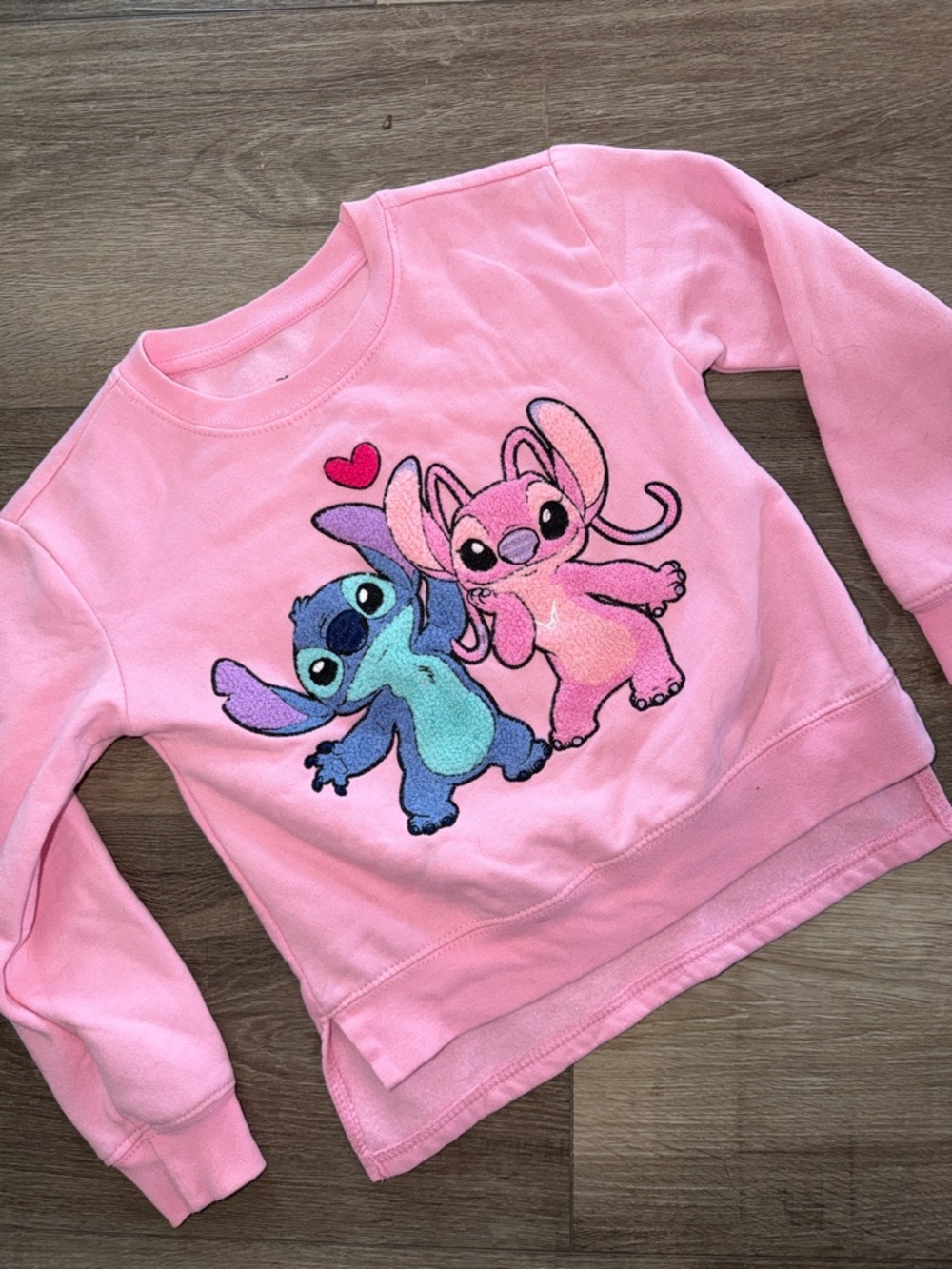 Disney Pink Lilo & Stitch Pullover Sweatshirt